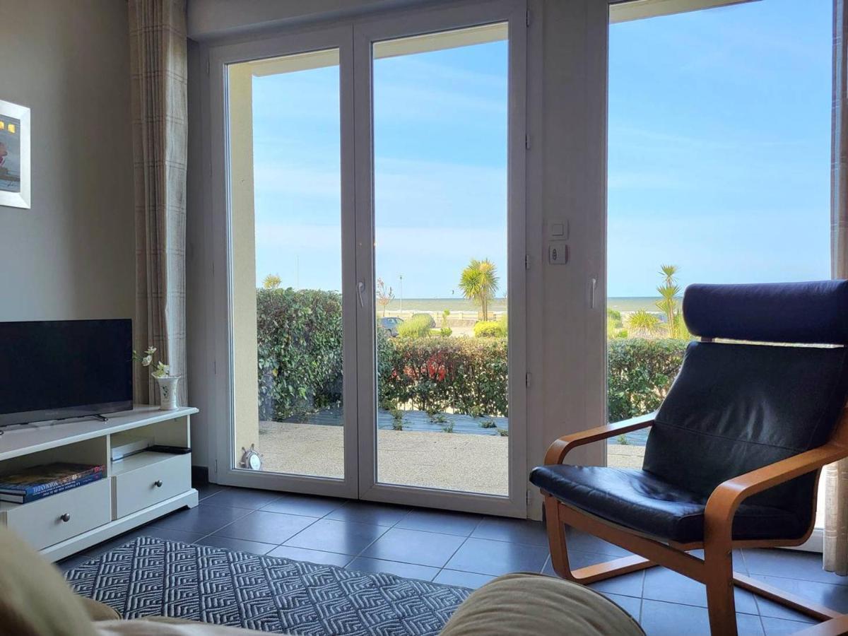 Appartement Rez-De-Jardin, Front De Mer, 4 Pers, Calme, Wifi Gratuit - Fr-1-465-46 メルヴィル・フランスヴィル・プラージュ エクステリア 写真